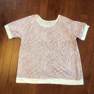 CJ Banks Short Sleeved Top